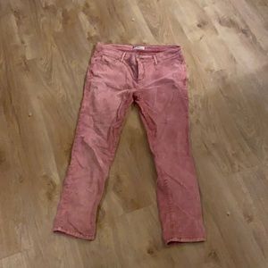 Corduroy rose/pink colored pants